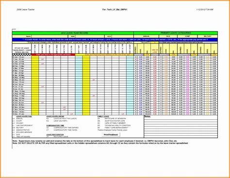 Example Of Attendance Sheet In Excel ~ Excel Templates