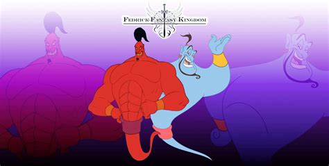 Jafar and the Genie from Aladdin in contrast - Fedrick Fantasy Kingdom