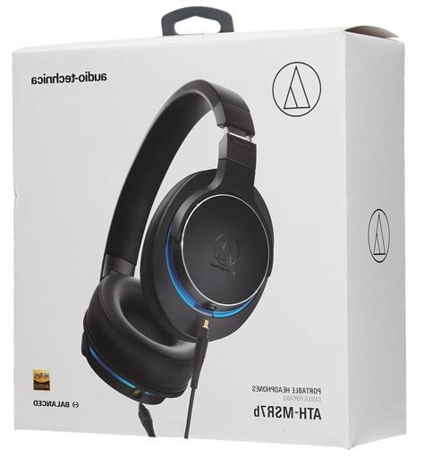 Audio-Technica ATH-MSR7B High-Resolution Headphones - Black