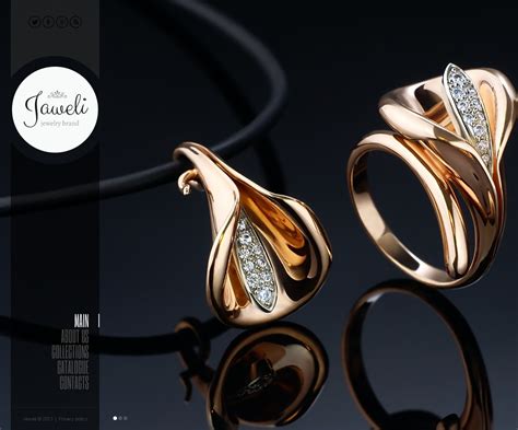 Jewelry Website Template #43966