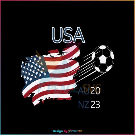 Soccer Supporters Womens USA World Cup Soccer SVG File » PeaceSVG