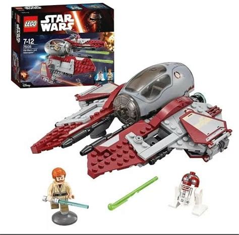 Lego 75333 Obi-Wan's Jedi Starfighter for $39 or Lego 75135 Obi-Wan's Jedi Interceptor for $44 ...