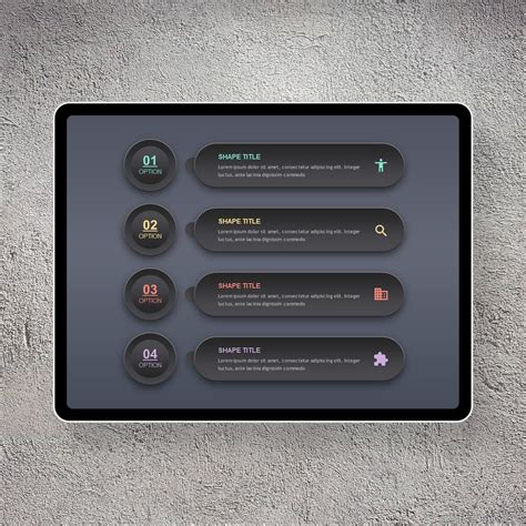 Dark Mode List PowerPoint Templates - PowerPoint Free