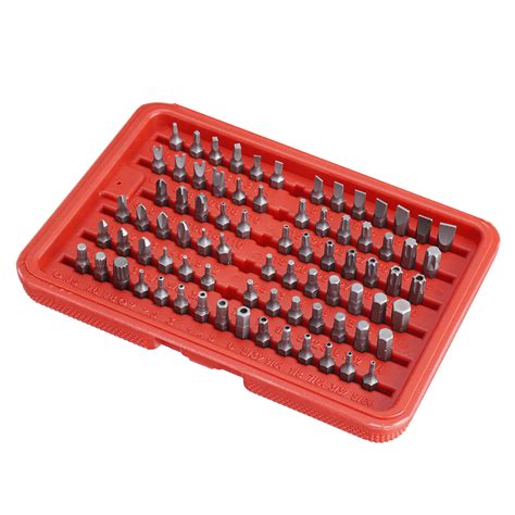 New Drillpro 100pcs Screwdriver Bit Set Security Bit Set Chrome ...