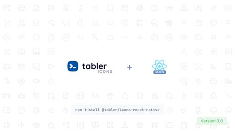 Tabler Icons for React Native - Tabler Documentation