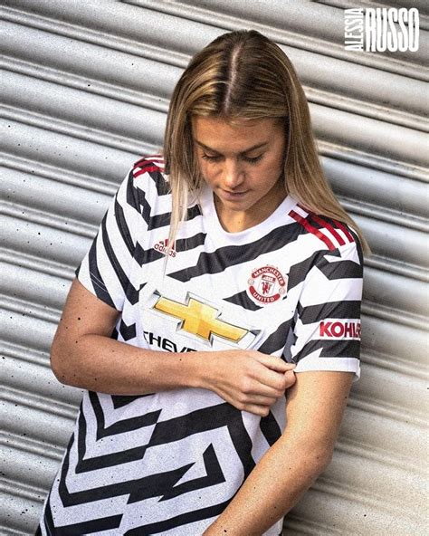 Alessia Russo wears new 2020 21 kits after signing for Man Utd Women ...