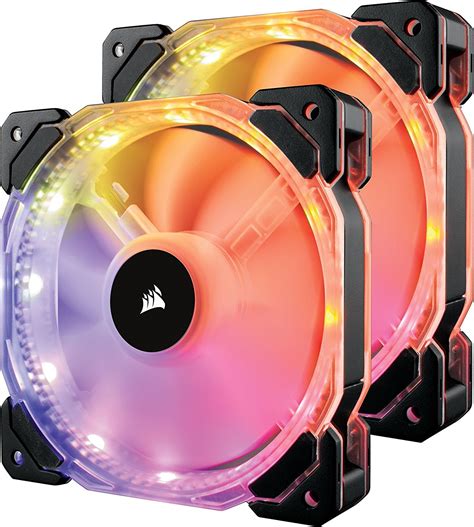 Corsair HD140 RGB LED High Performance 140mm PWM Fan — Twin Pack with ...