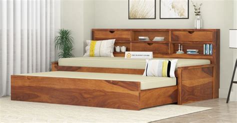 Buy Trundle Beds Online @ Upto 50% OFF | The Wooden Store