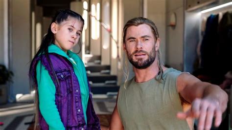 Photos: Chris Hemsworth & Daughter Look Adorable Filming Thor: Love and Thunder