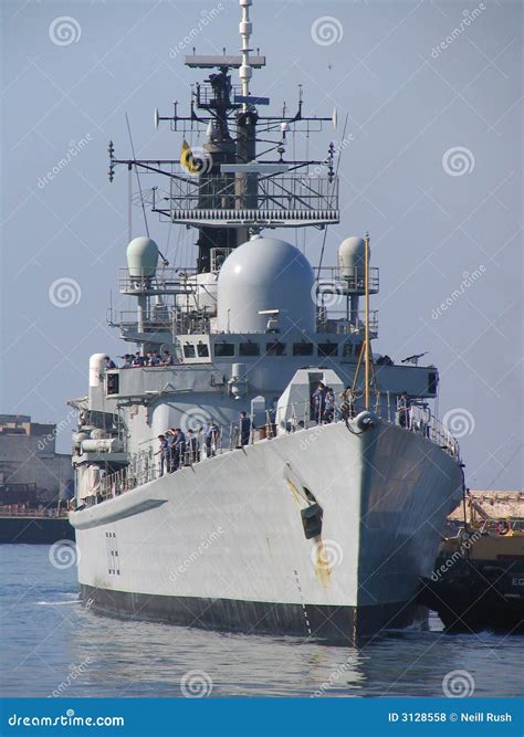 Royal Navy destroyer stock photo. Image of royal, military - 3128558