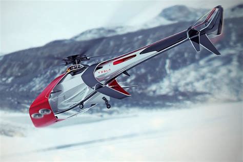 Tesla turns the helicopter electric! | Yanko Design | Tesla model, Helicopter, Luxury helicopter