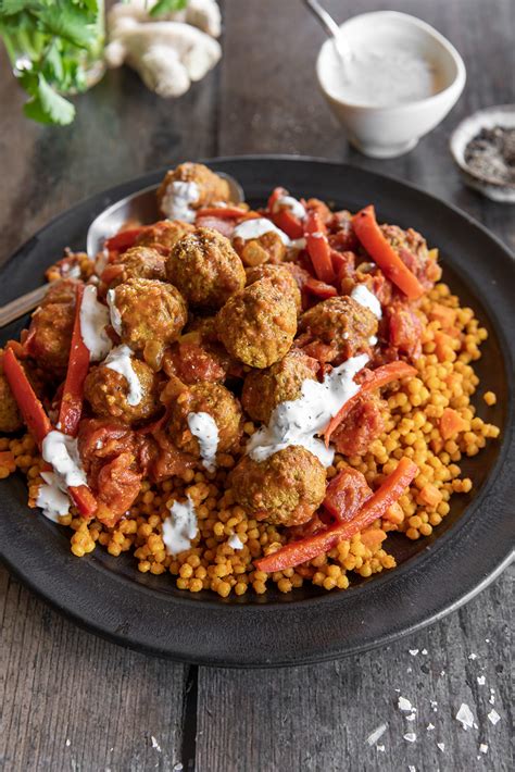 Moroccan-spiced Meatballs with Couscous - Armanino