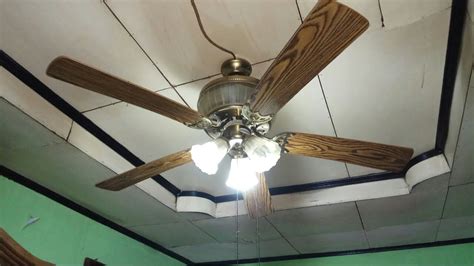 memasang lampu led kipas angin gantung classic - Ceiling Fan - YouTube