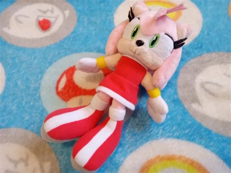 RARE SANEI SONIC the Hedgehog AMY ROSE Sonic Plush Toy Doll 2012 No Tags $120.17 - PicClick CA