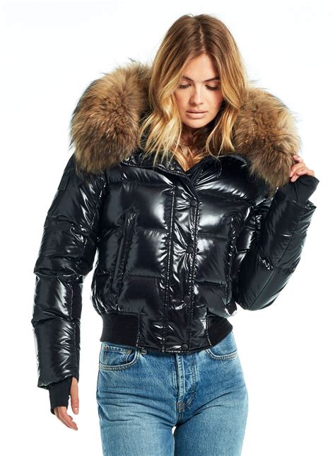 Pin by John C on SAM (With images) | Puffy jacket women, Stylish leather jacket, Winter jackets ...