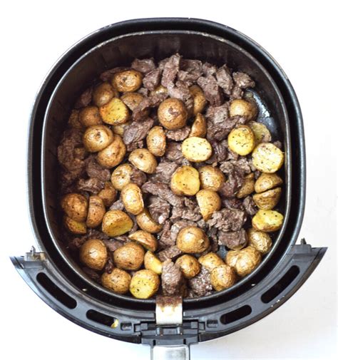 Air Fryer Steak & Potatoes (Easy Recipe) • Tastythin