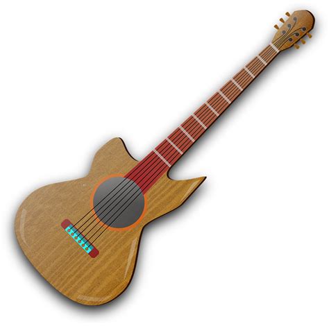 Acoustic Guitar Musical Instrument · Free vector graphic on Pixabay
