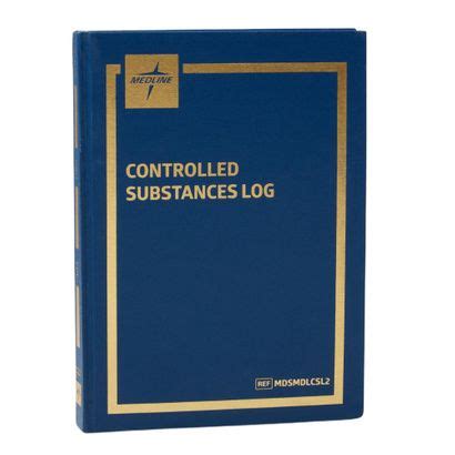 Medline Controlled Substances Log Book