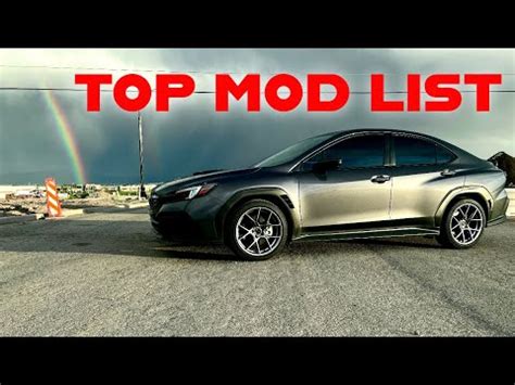 New Subaru WRX? The First Mods I Would Do... - YouTube