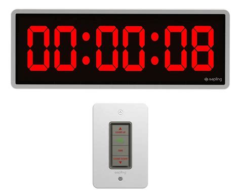 Elapsed Timer for Digital Synchronized Clock Systems | Sapling Clocks