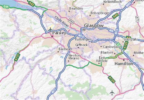 MICHELIN Thornliebank map - ViaMichelin