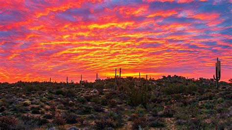 Desert Sunrise Skies In North Scottsdale Arizona, sky, landscape ...