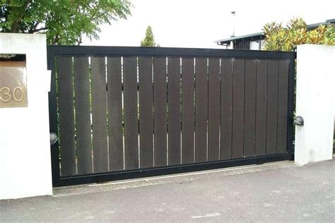 10 Simple and Best Sliding Gate Designs For Homes