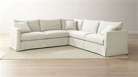 Shop Willow 3-Piece Sectional. Pre-washed for a softer, lived-in touch, slipcovers are machine ...