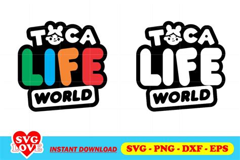 Toca Life World SVG Cricut - Gravectory