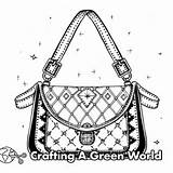 Purse Coloring Pages  Free & Printable sketch template