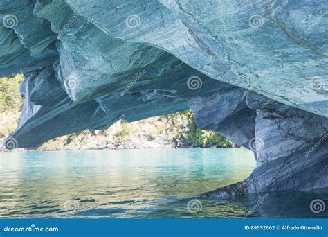 The Marble Cathedral At The General Carrera Lake, Patagonia, Chile Stock Image | CartoonDealer ...