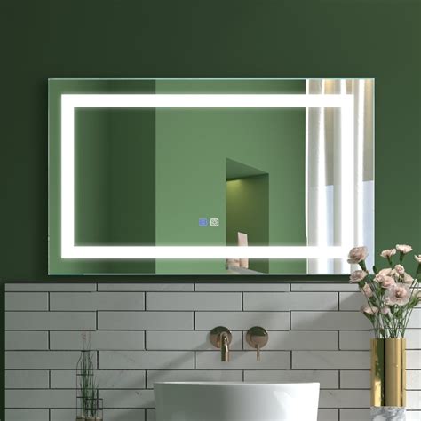 LED Bathroom Vanity Mirror,Lighted Bathroom Mirror,Smart Bathroom ...