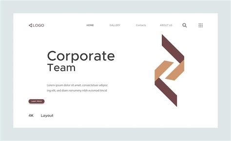 Premium Vector | Creative business landing page template design