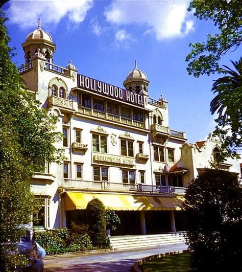 The Hollywood Hotel in 1954 – I love the striking yellow awning out the ...