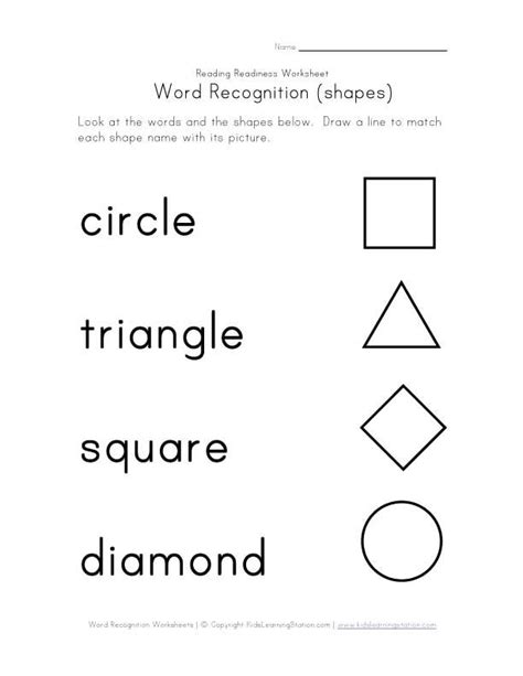 Smart Shape Preschool Printables Colour Flashcards For Toddlers