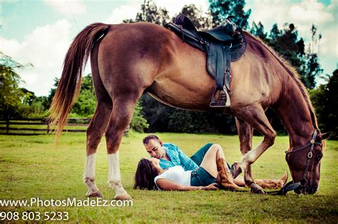 Retro Engagement Shoot - with Horse in Ft. Lauderdale, FL by PhotosMadeEz - wed… | Engagement ...