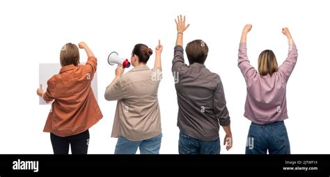 group of angry people protesting on demonstration Stock Photo - Alamy