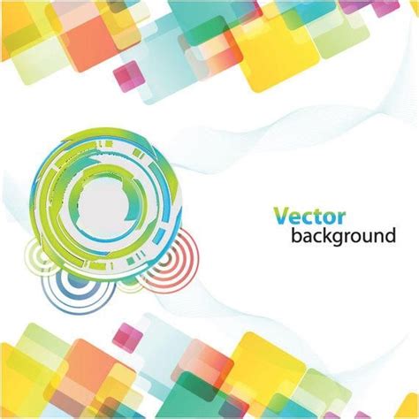 Colorful Shapes Background - Vector Download