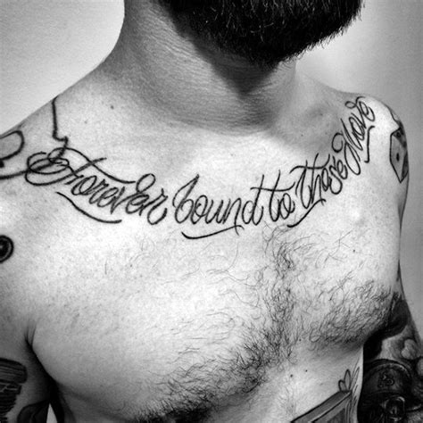 41 Inspiring Chest Quote Tattoo Designs for Men [2023 Guide]