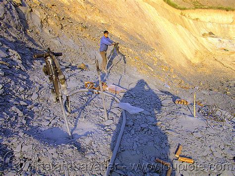 Rock Blasting with Dynamite - Road Construction - Vietnam