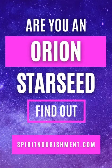 Are you an Orion Starseed? 16 Major Traits, Mission & Purpose - Spirit ...