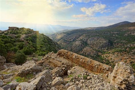 Upper Galilee Mountains. North of Israel. Stock Image - Image of nature ...