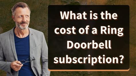 What is the cost of a Ring Doorbell subscription? - YouTube