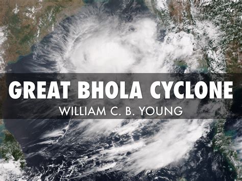 Great Bhola Cyclone by William Young