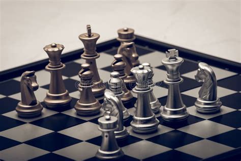 Chess Position for the Winners Stock Image - Image of black ...