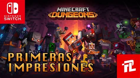 Minecraft Dungeons [Nintendo Switch] - Gameplay con Primeras Impresiones Español - YouTube