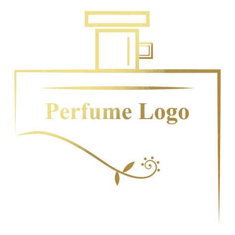 Perfume Logo In Elegant Golden Look Vector, Perfume Logo, Perfume Icon, Golden PNG and Vector ...