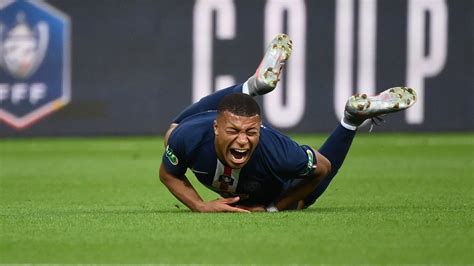 Mbappe forced out of Coupe de France final after horror tackle as Champions League looms ...