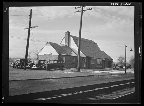 Train station. Radburn, New Jersey - digital file from original neg. | Library of Congress