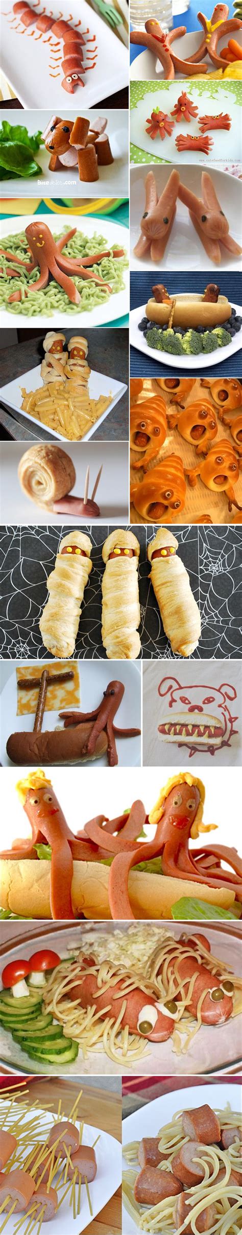 Fun recipes to do with kids: Sausages | Recetas divertidas, Comida niños, Recetas con salchichas